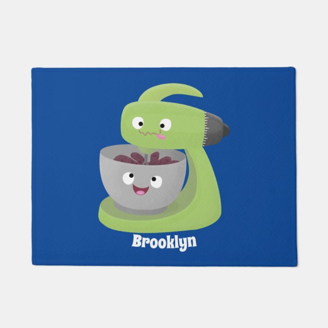 Felpudo Personalizado de utensilios de cocina para mezclad (Anverso)