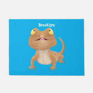 Felpudo Personalizado del lagarto de dragón barbudo