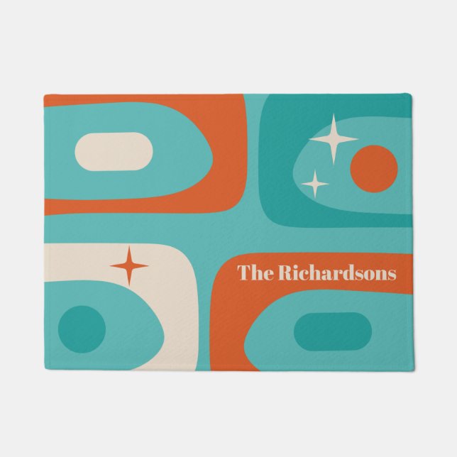 Felpudo Personalizado del Piquet Atómico Moderno de Mediad (Anverso)