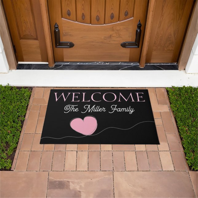 Felpudo Personalizado doormat corazón (Exterior)