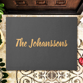 Felpudo Personalizado Elegant Family Name