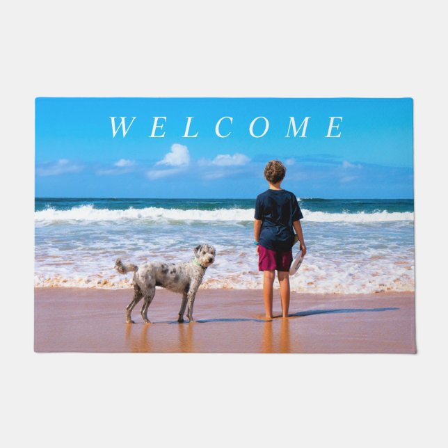 Felpudo Personalizado Foto Doormat Tu Fotos Favoritas Bien (Anverso)