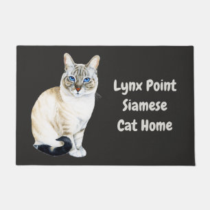 Felpudo Personalizado gato siamés de Lynx Point
