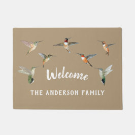 Felpudo Personalizado Hummingbirds Doormat
