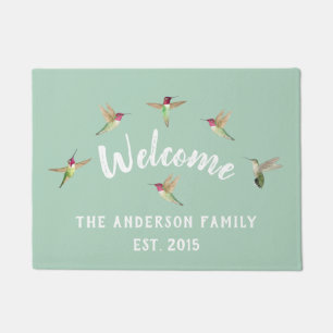 Felpudo Personalizado Hummingbirds Doormat