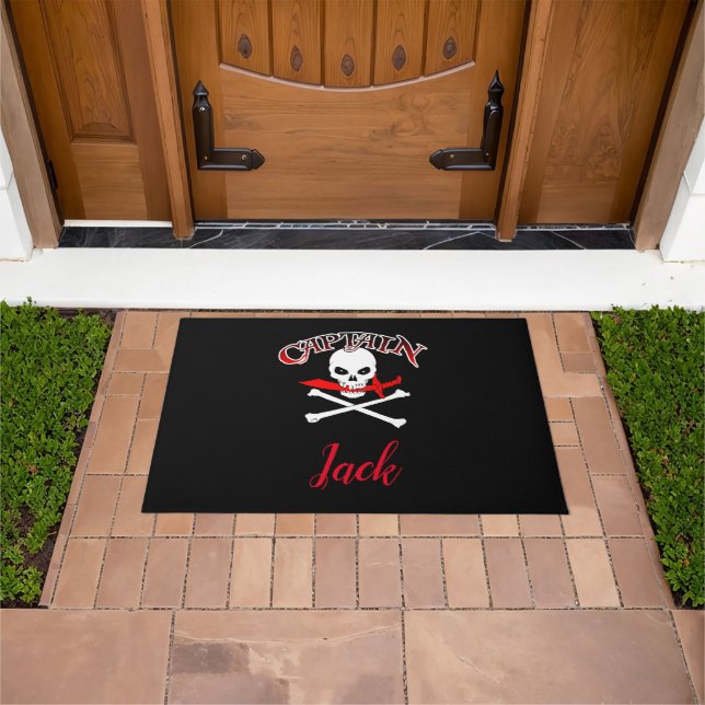 Felpudo Personalizado Jolly Roger (Cutlass) (Exterior)