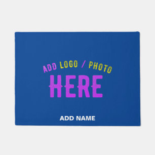 FELPUDO PERSONALIZADO MODERNO ELEGANTE COBALT VERIFICADO A