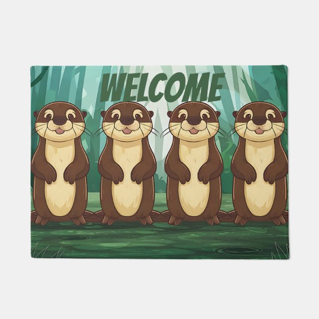 Felpudo Personalizado Otters (Anverso)