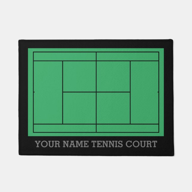 Felpudo Personalizado pista privada de tenis dormat de bie (Anverso)