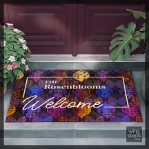 Personalizado Resumen Patrón Dot Wavy Purple Blue