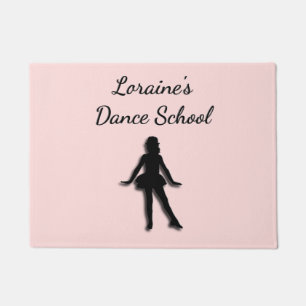 Felpudo Personalizado rosa Tap Dancer