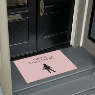 Felpudo Personalizado rosa Tap Dancer