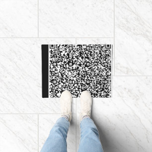 Felpudo Personalizado su código QR Análisis de información