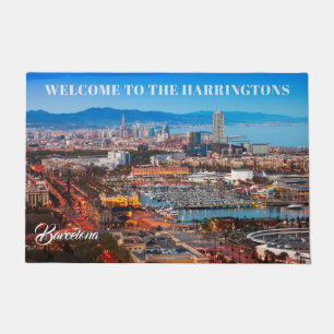 Felpudo Personalizado texto Barcelona doormat
