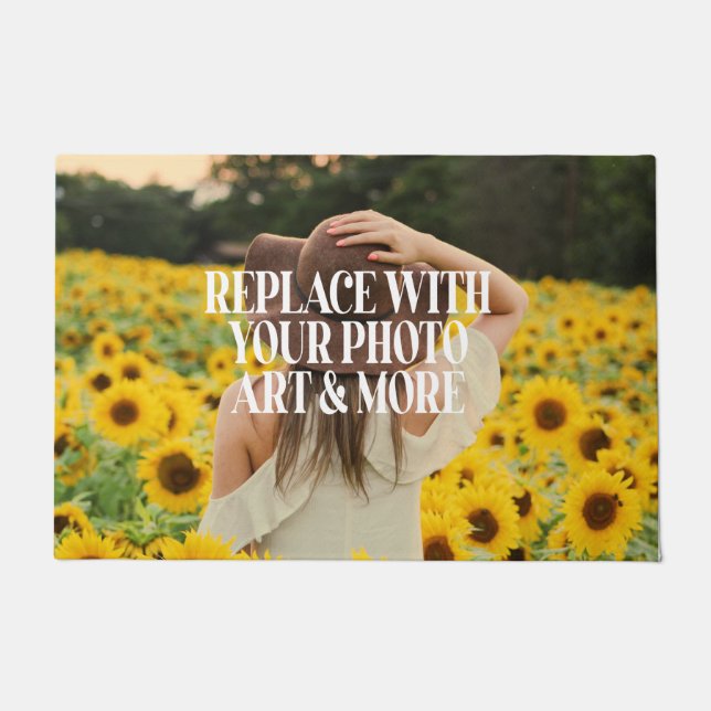 Felpudo Personalizado único personalizado (Anverso)