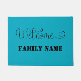 Felpudo personalizar mensaje en un regalo de bienvenida