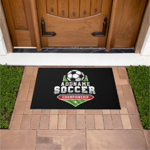 Felpudo Personalizar Soccer ADD TEXTO Varisity Team Player