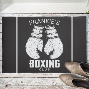 Felpudo Personalized Boxing Club Boxer Gym Fighter Gloves