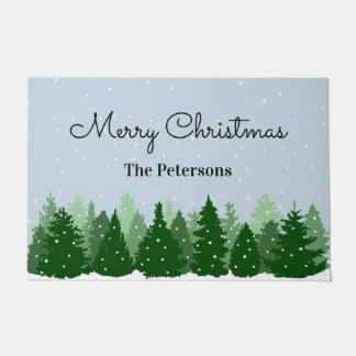 Felpudo Personalized Doormat Merry Christmas