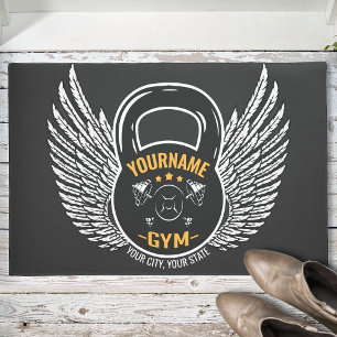 Felpudo Personalized GYM Fitness Trainer Kettlebell