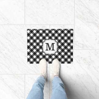 Felpudo Personalized Single Initial Monogram Door Mat