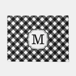 Felpudo Personalized Single Initial Monogram Door Mat