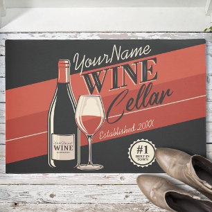 Felpudo Personalized Wine Cellar Bottle Tasting Room Bar