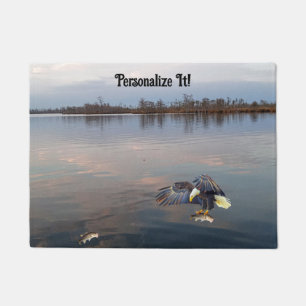 Felpudo Pesca de personalizable con traseros de águila al