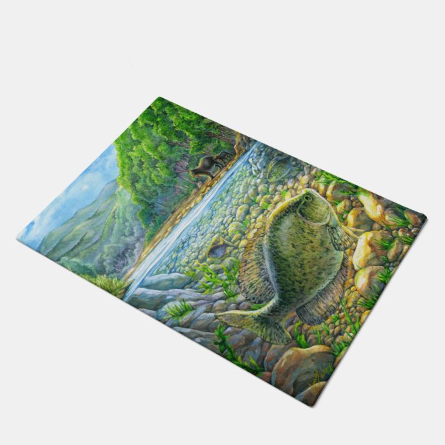 Felpudo Pescado del río Montaña (Angular)