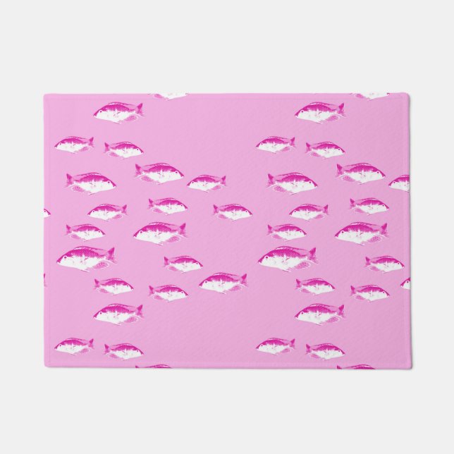 Felpudo Pescado rosa (Anverso)