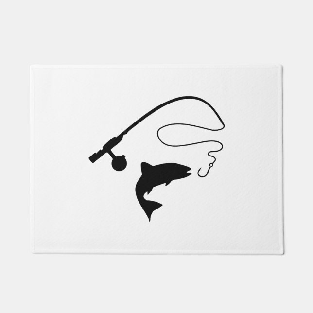 Felpudo Pescadores y peces (Anverso)