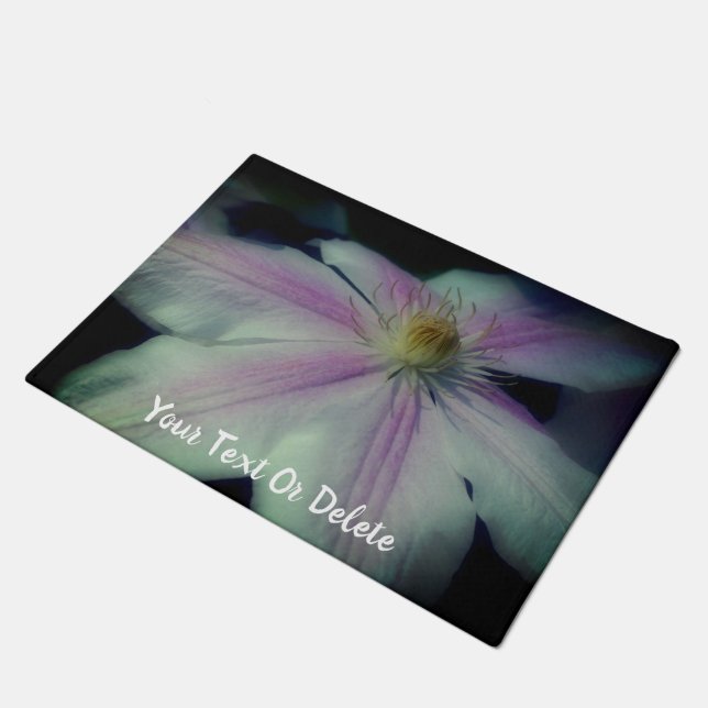 Felpudo Pétalos de flores Clematis Personalizados (Angular)