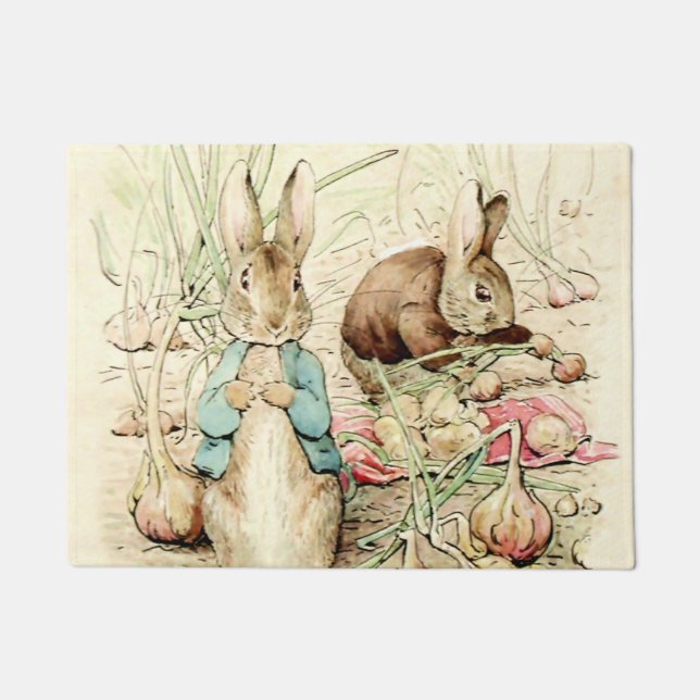 Felpudo Peter y Benjamin se unen por Beatrix Potter (Anverso)