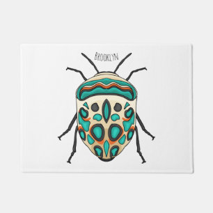 Felpudo Picasso bug cartoon illustration