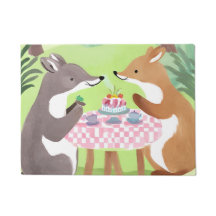 Pícnic de Animales del Bosque | Acuarela Dulce y C