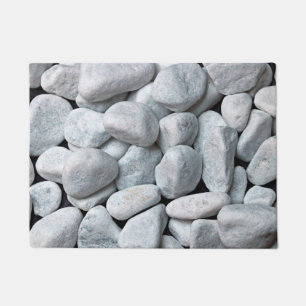 Felpudo Piedras blancas grandes