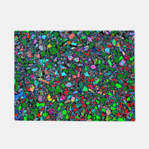 Felpudo Piedras de rocas multicolores brillantes