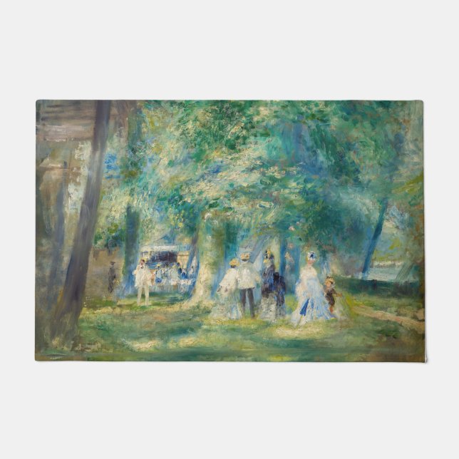 Felpudo Pierre-Auguste Renoir - El Fiesta en Saint-Cloud (Anverso)