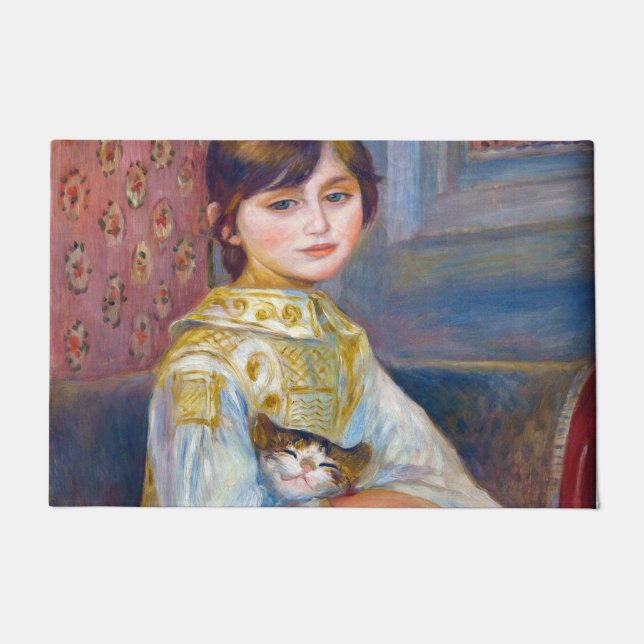 Felpudo Pierre-Auguste Renoir - Niño con gato (Anverso)