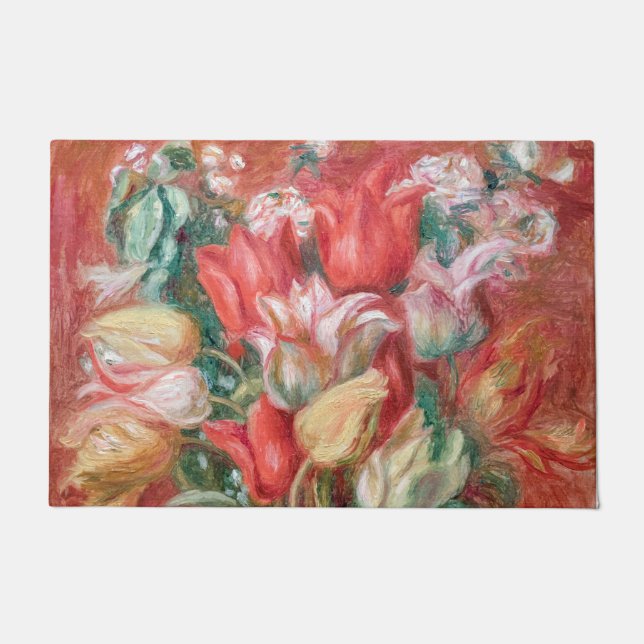 Felpudo Pierre-Auguste Renoir - Tulip Bouquet (Anverso)