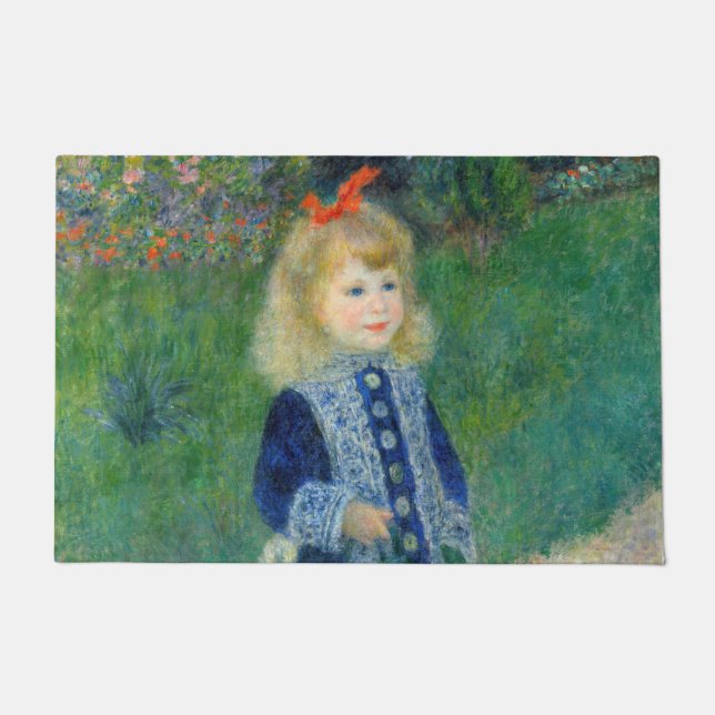 Felpudo Pierre-Auguste Renoir - Un Chica con capacidad par (Anverso)