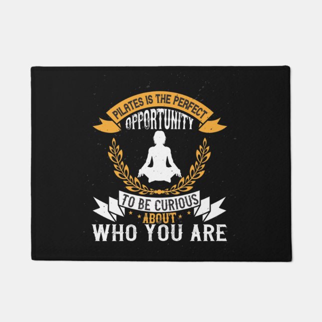 Felpudo Pilates es la oportunidad de comprobarse uno mismo (Anverso)