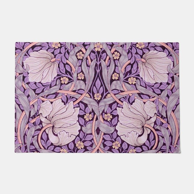 Felpudo Pimpernel Purple, William Morris (Anverso)