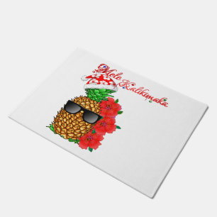 Felpudo Piña del navidad de Mele Kalikimaka