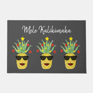 Felpudo Piña Mele Kalikimaka