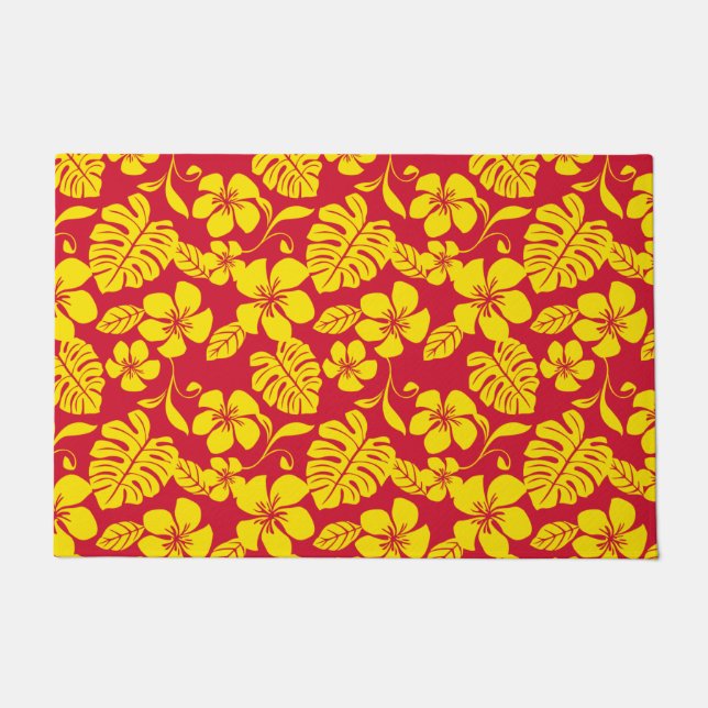 FELPUDO PINK BIKINI (ROJO/ORO) (Anverso)