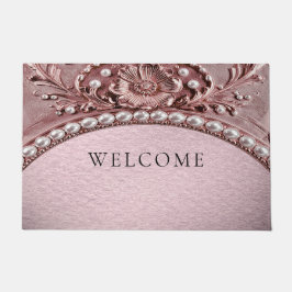 Felpudo Pink Flower Doormat
