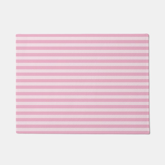Felpudo Pink Stripes Seamless Pattern (Anverso)
