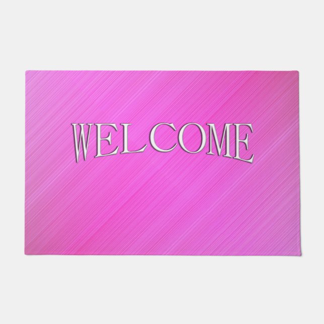 Felpudo Pinky Do Wa Welcome Mat (Anverso)