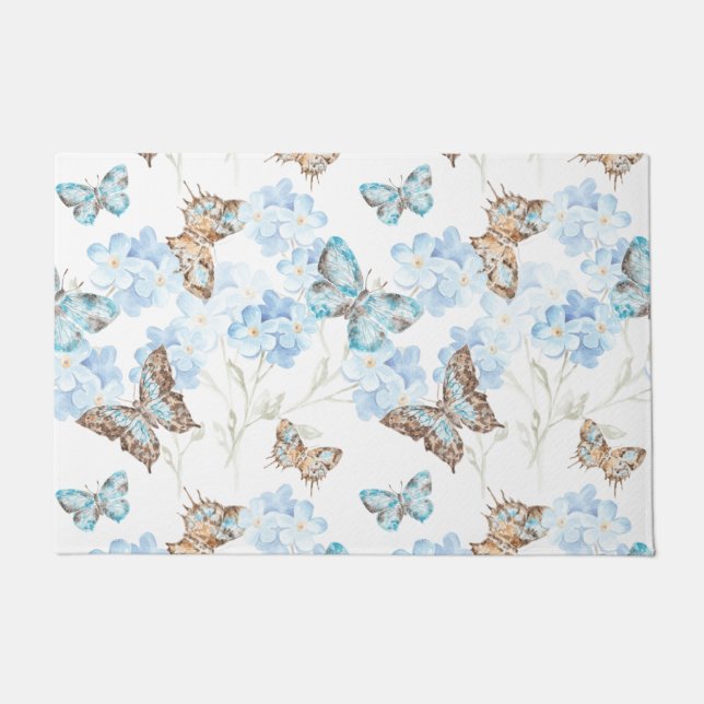 Felpudo Pinned Butterfly Art (Anverso)